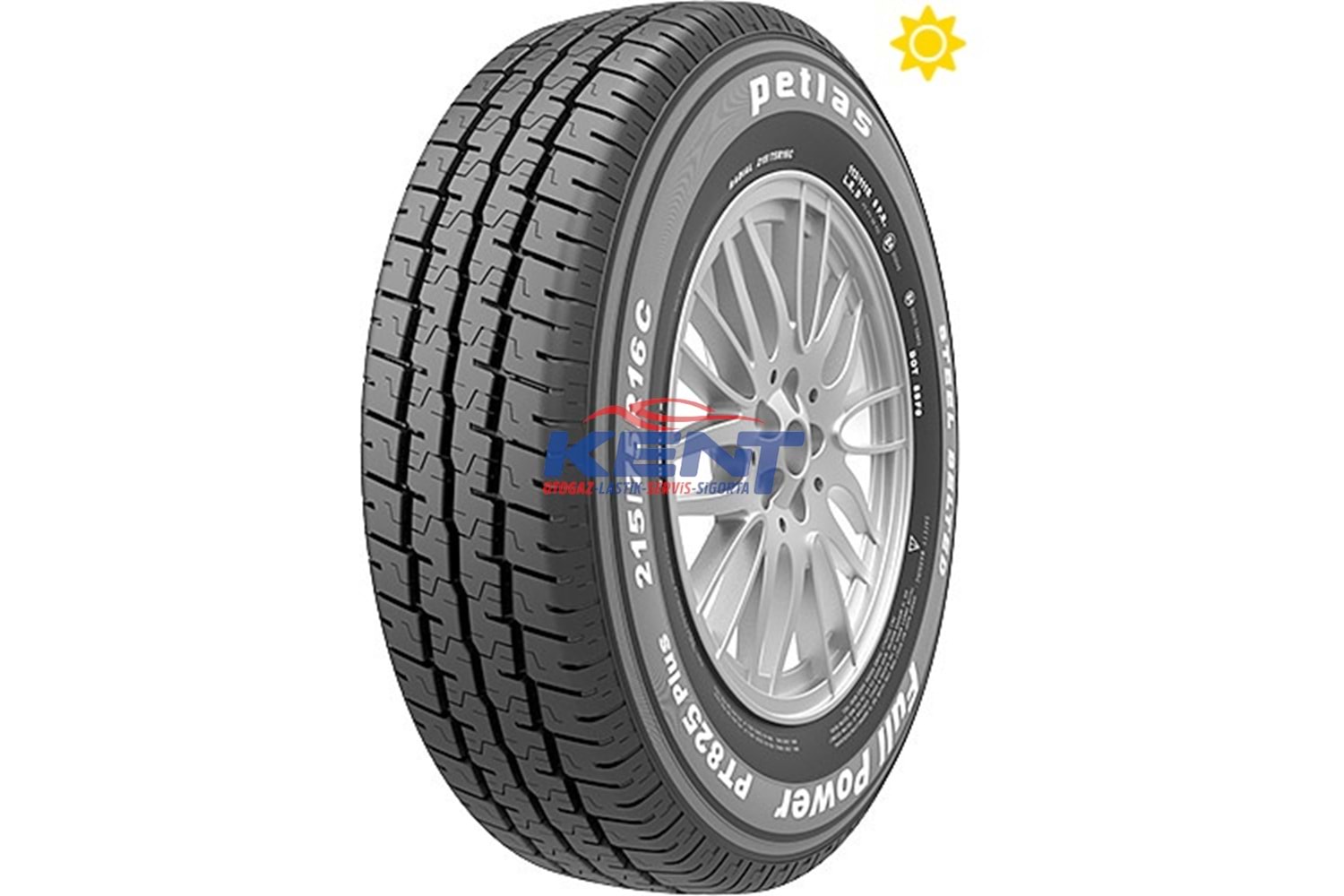 215/75R16C 116/114R FULLPOWER PT825 PLUS 10PR - PETLAS