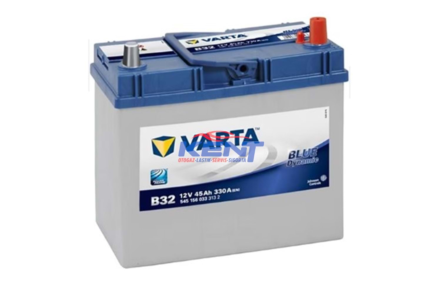 Varta Akü 12V B32 45Ah DAR Japon