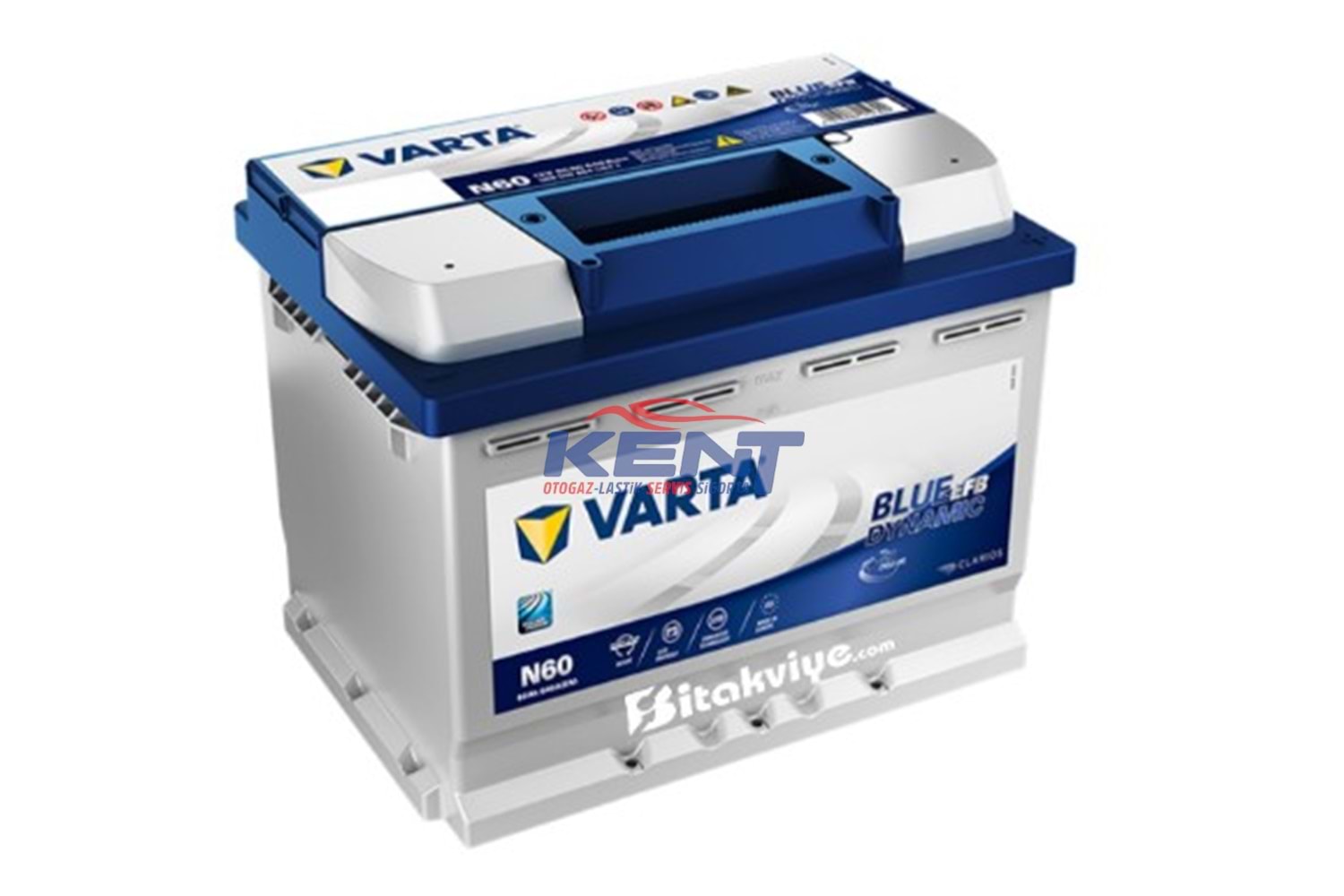 Varta Akü 12V N60 60AH EFB