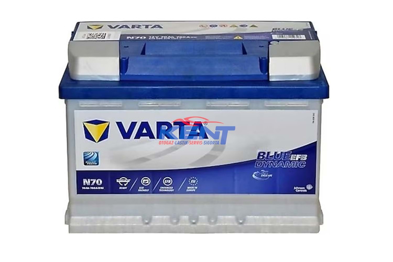Varta Akü 12V N70 Ah EFB Start Stop