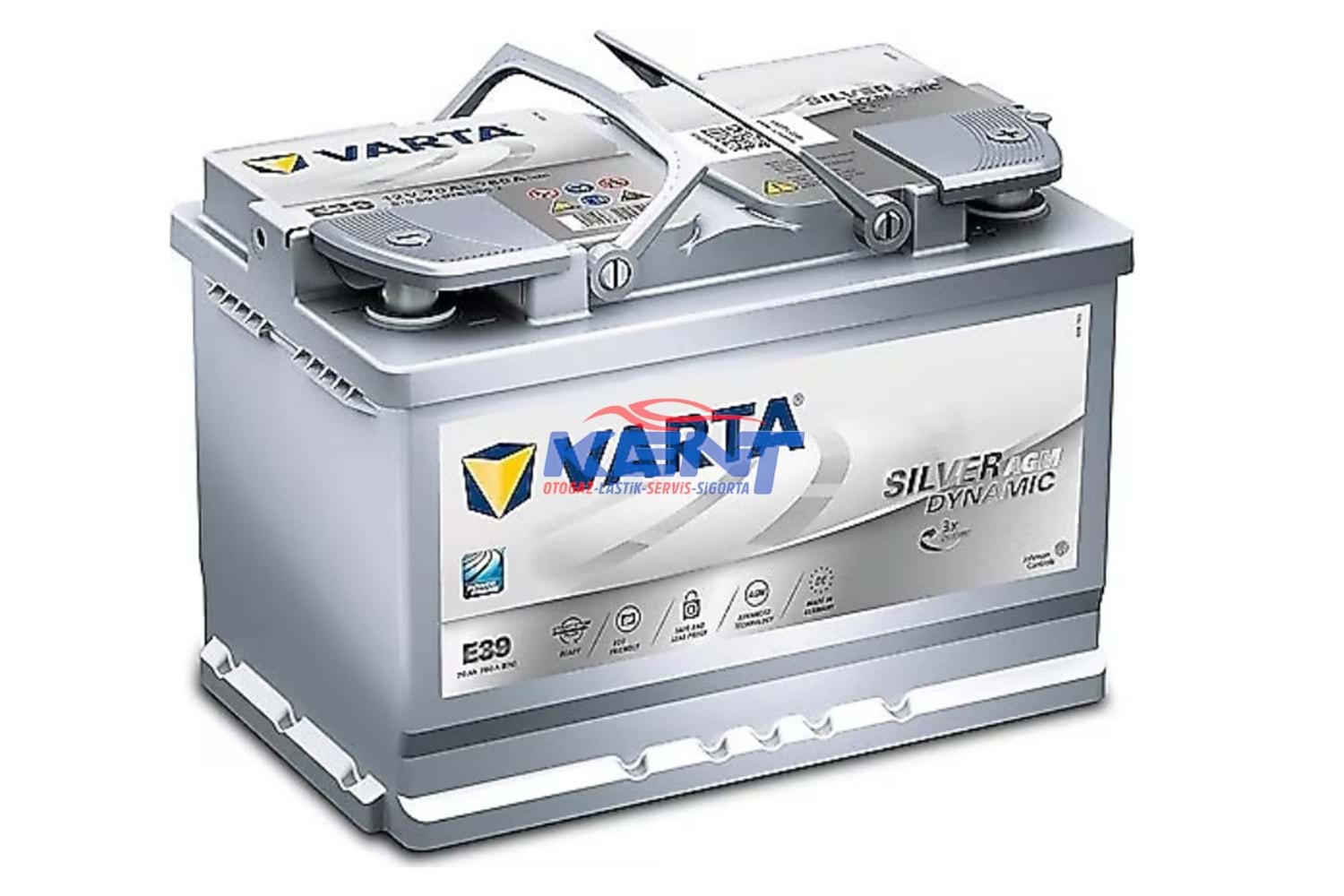 Varta Akü 12V 70Ah Silver Dynamic E39 AGM