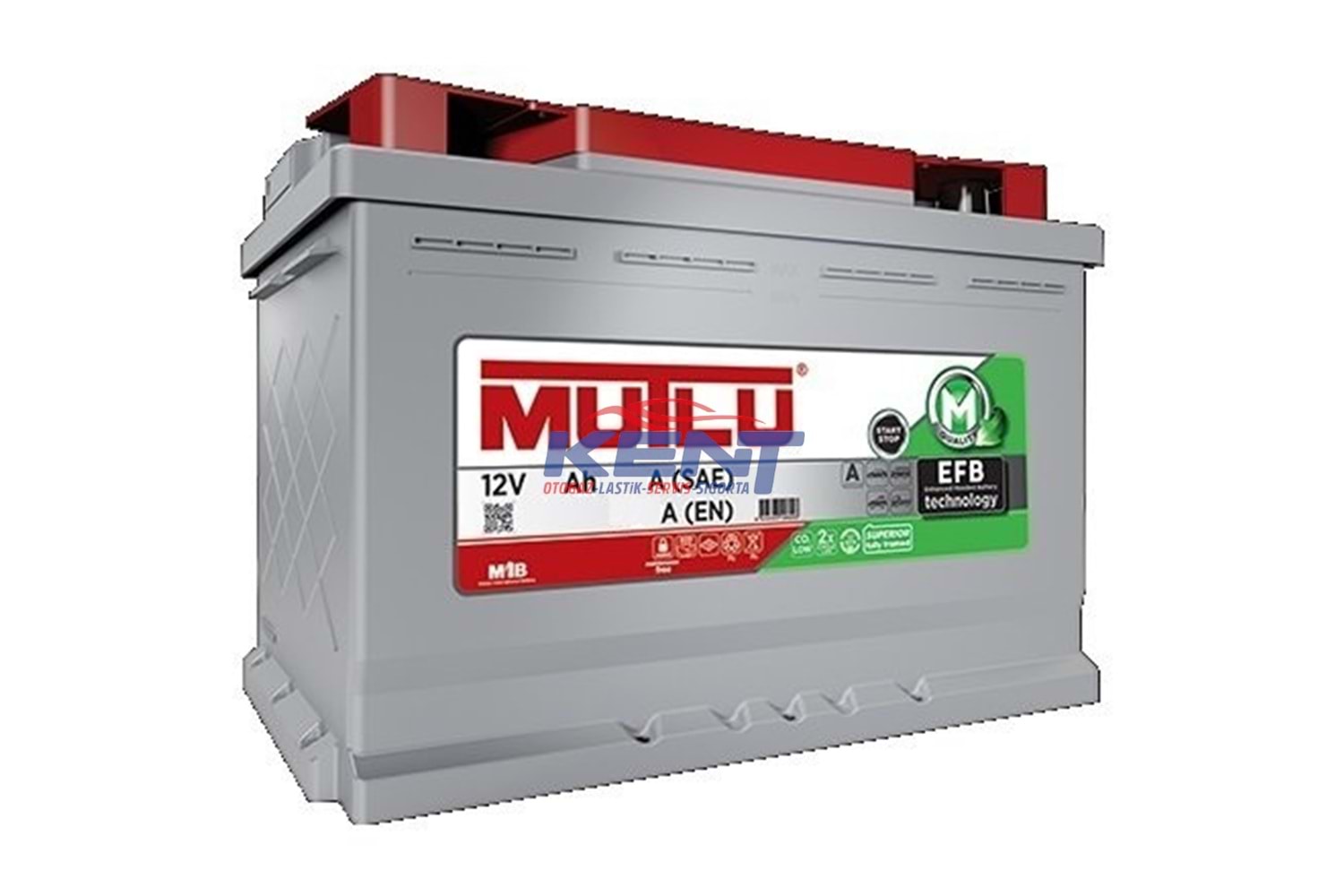 Mutlu Akü 12V 72AH EFB