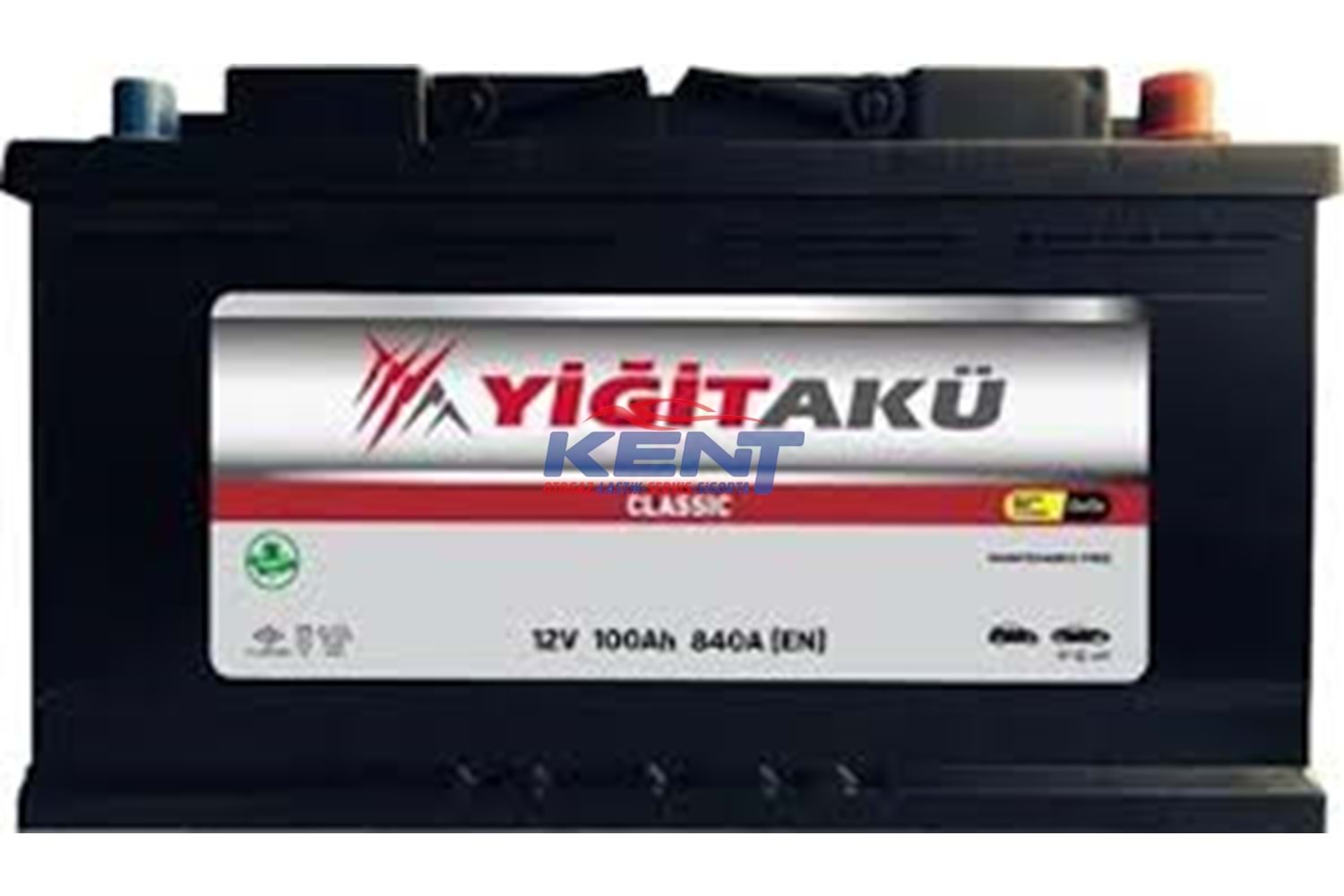 YİĞİT Performans 12V 100AH L5B DÜZ ALÇAK KUTU 860 CCA