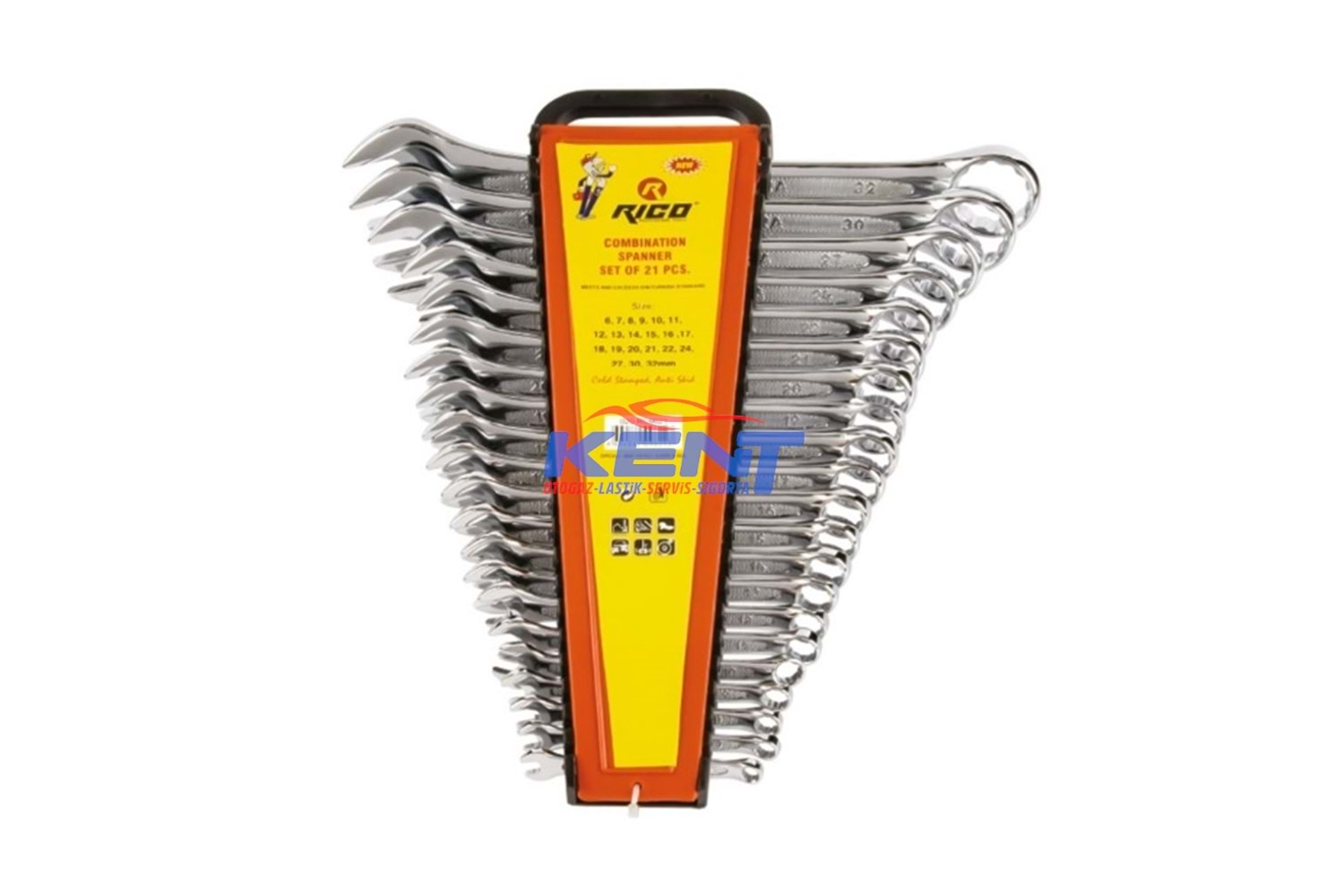 Kombine Anahtar Seti 21 Pc