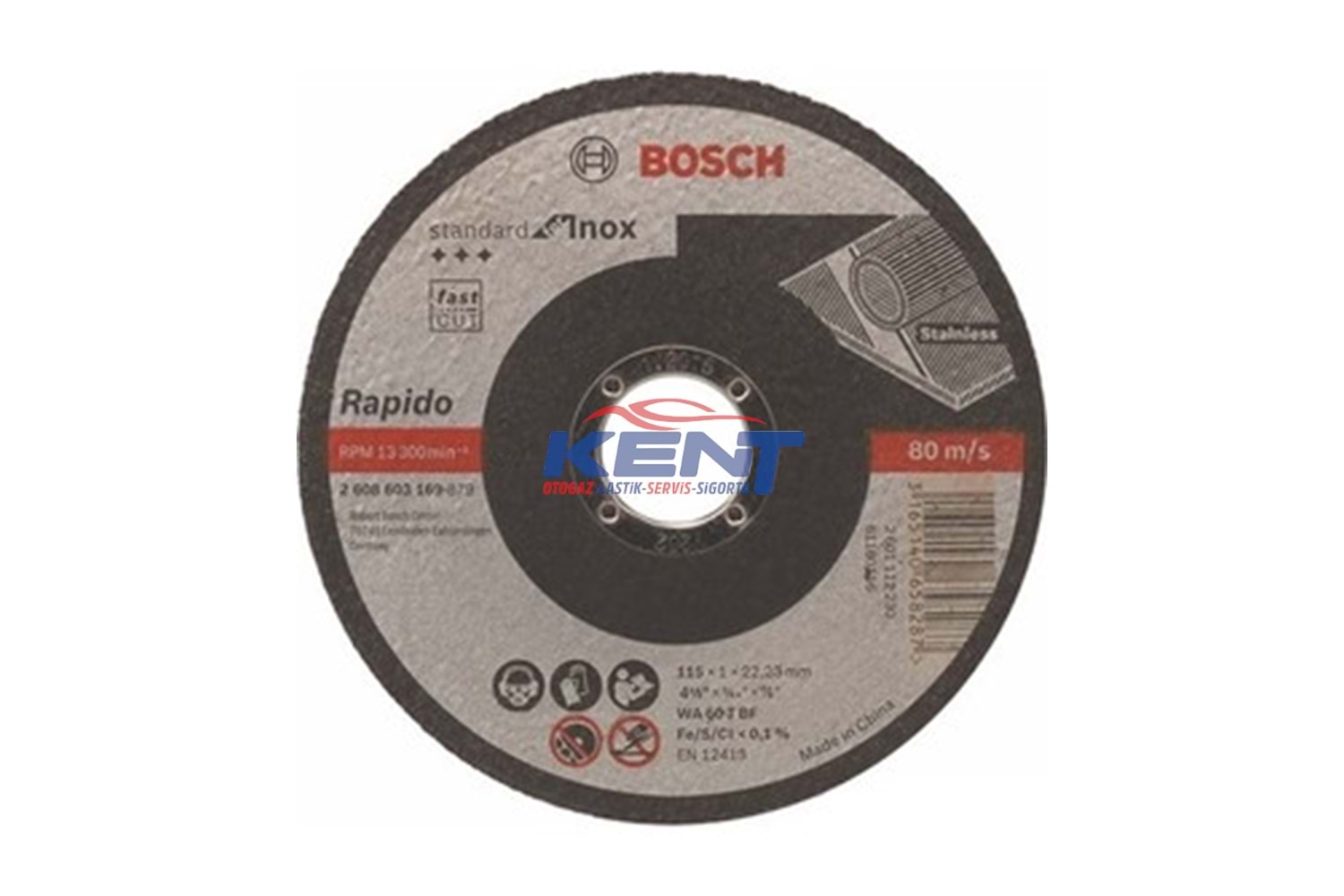 İNOX SPİRAL TAŞI 115*1