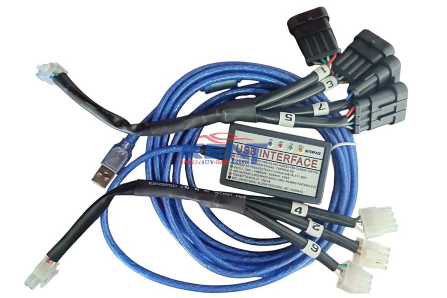 LPG Ayar Kablosu - USB ÇOKLU