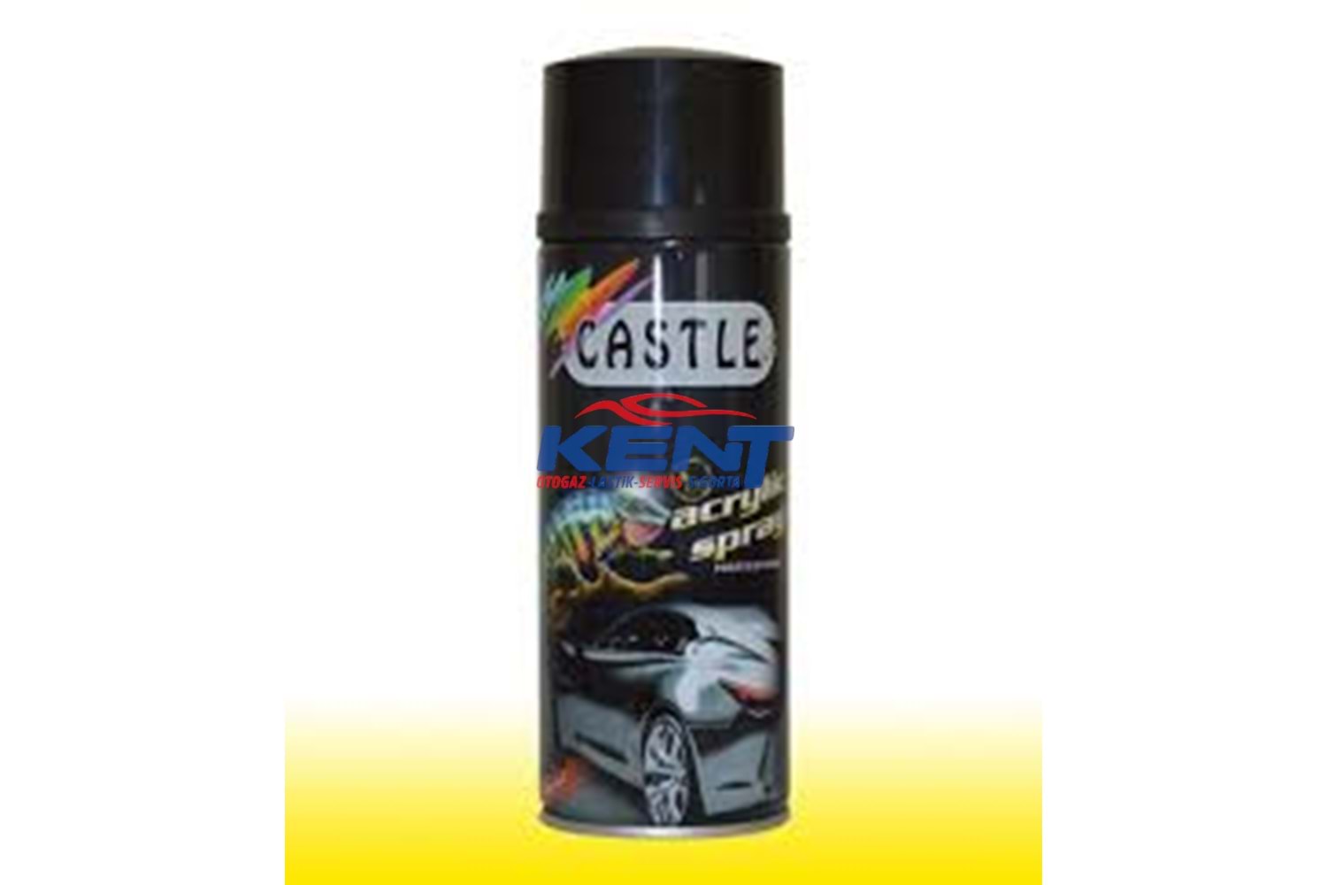 CASTLE Sprey Boya MAT SİYAH 400 Ml