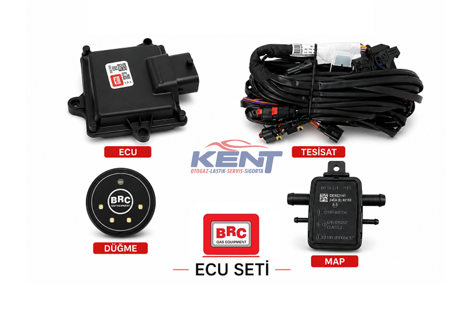 BRC 4 SİL. SEQ32 ECU SETİ