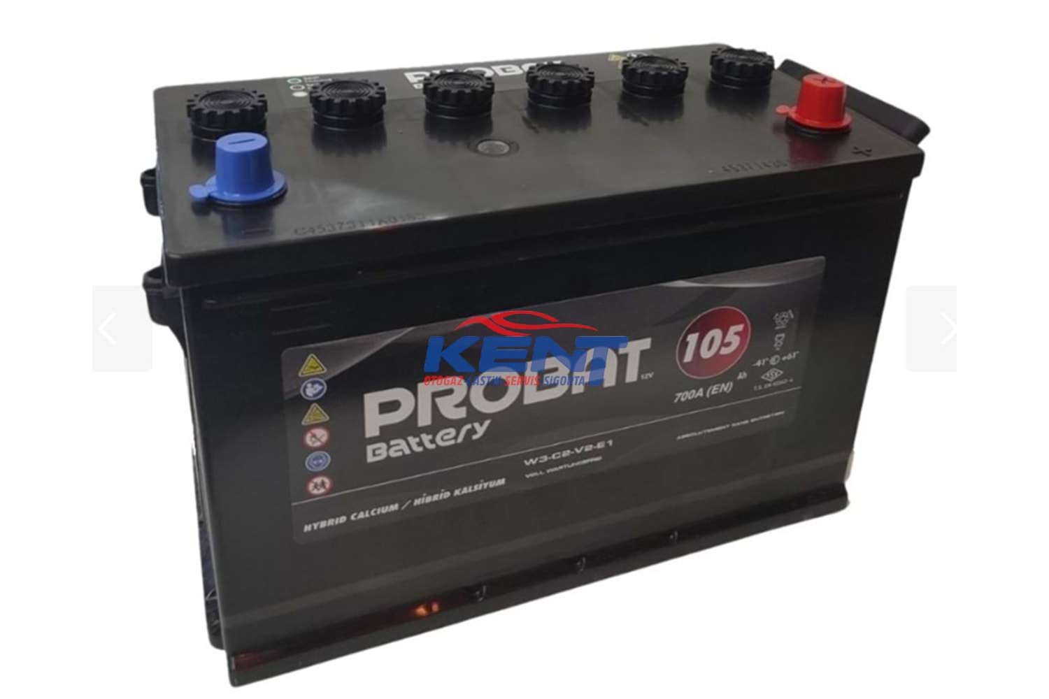 Probat Akü 12V 105 AH H4 DÜZ 820 CCA
