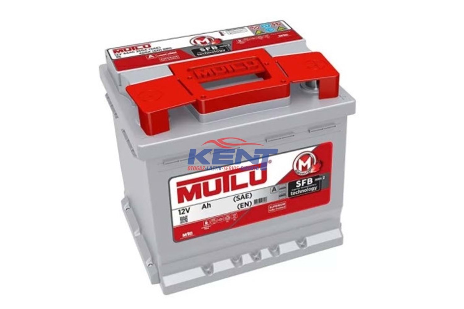 Mutlu Akü 12V 50 AH KARE DÜZ