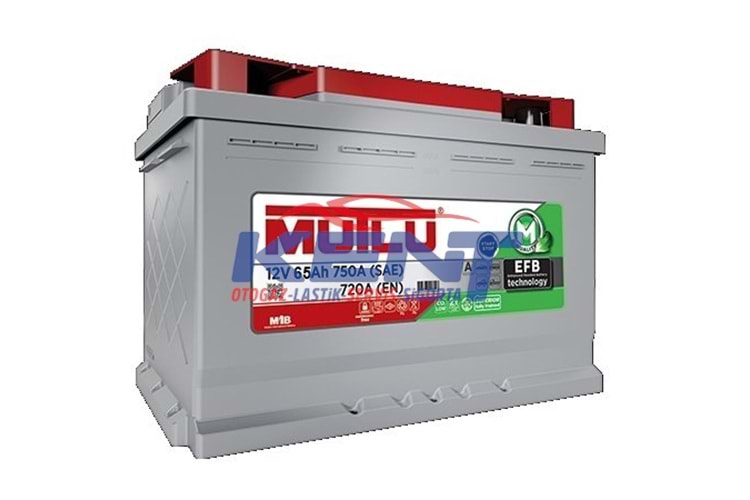 Mutlu Akü 12V 65AH EFB