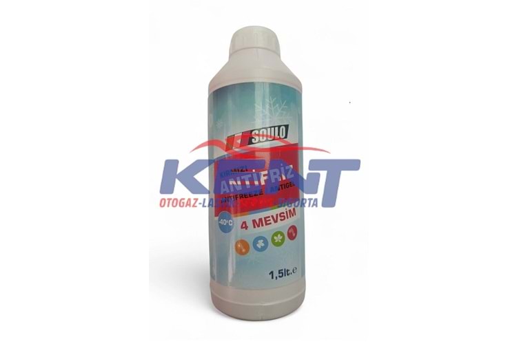 SOULO Antifiriz Kırmızı 1,5 LT -40