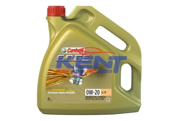 Castrol Edge 0W-20 LL IV Tam Sentetik Motor Yağı 4 L