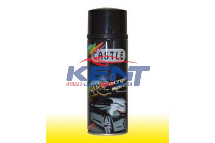 CASTLE Sprey Boya MAT SİYAH 400 Ml