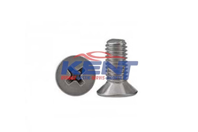 VİDA M5*15 Yuvarlak Havşa Baş YHB (100 Ad.)