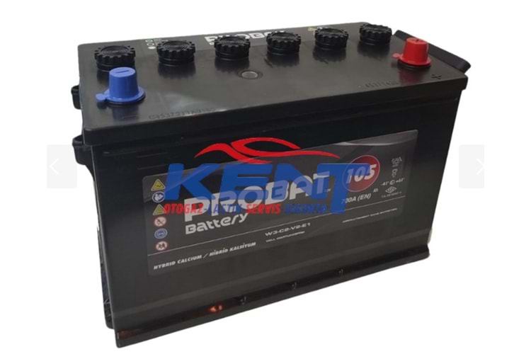 Probat Akü 12V 105 AH H4 DÜZ 820 CCA