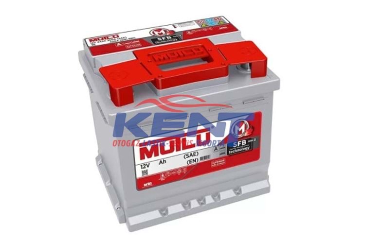 Mutlu Akü 12V 50 AH KARE DÜZ