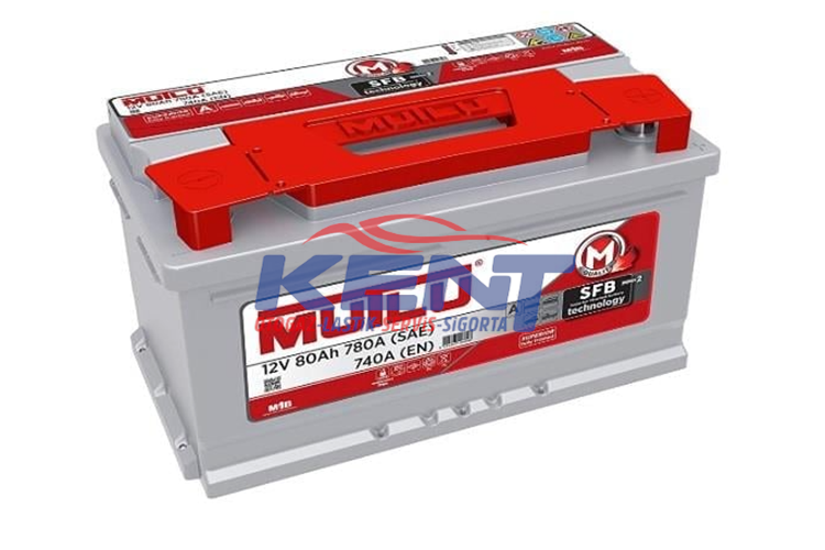 Mutlu Akü 12V 80 AH (Alçak)